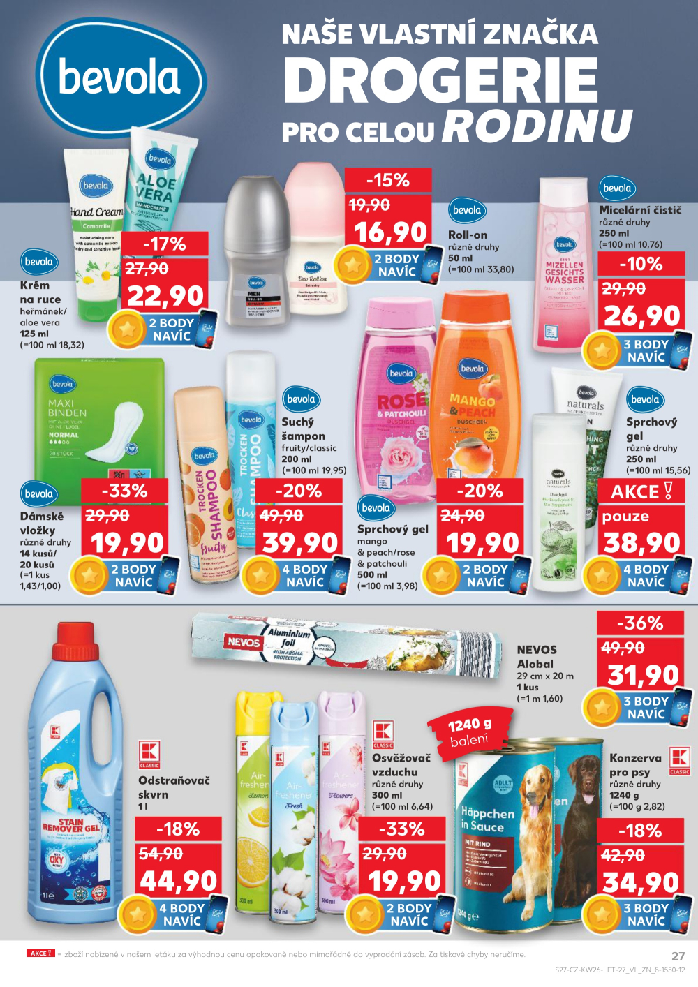 Leták Kaufland leták Praha 4 - Michle - strana 27