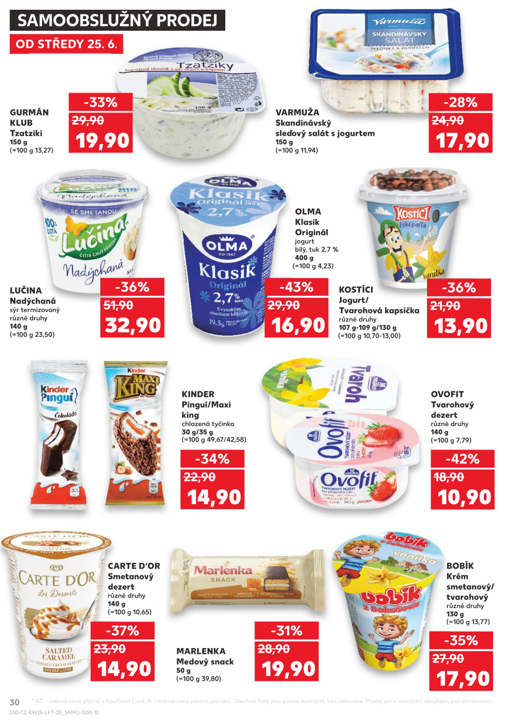 Leták Kaufland leták Praha 4 - Michle - strana 30