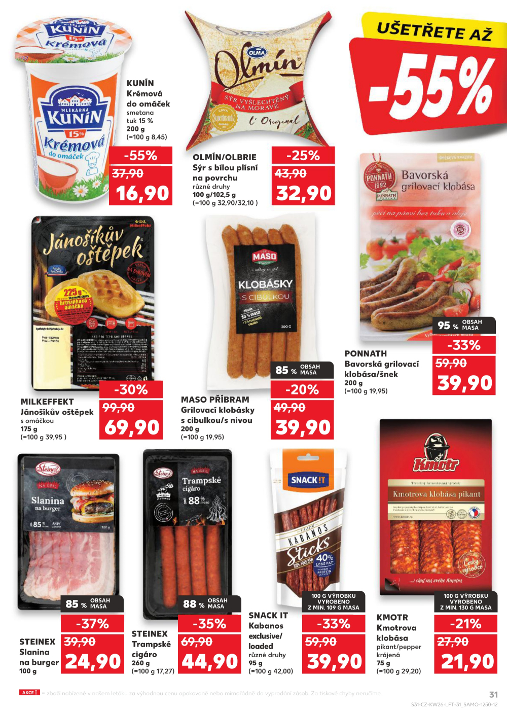 Leták Kaufland leták Praha 4 - Michle - strana 31
