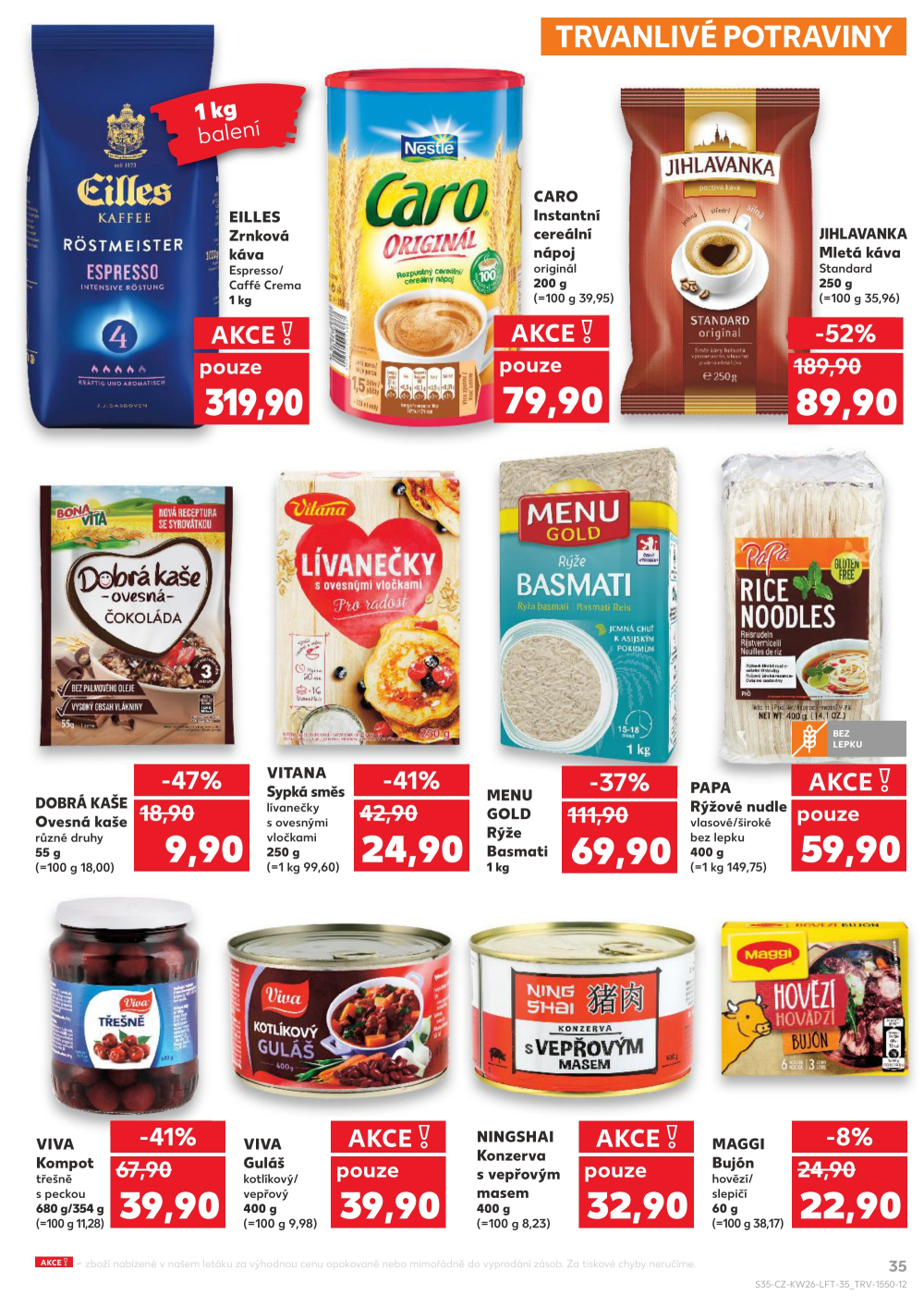 Leták Kaufland leták Praha 4 - Michle - strana 35