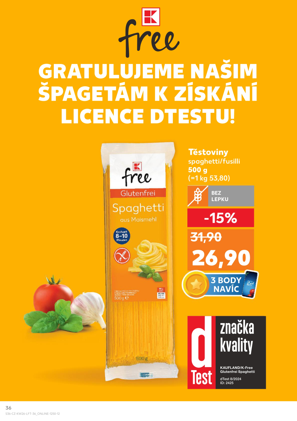 Leták Kaufland leták Praha 4 - Michle - strana 36