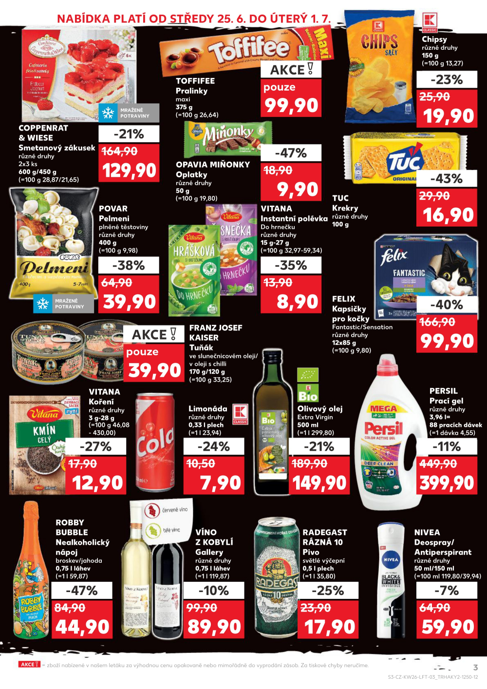 Leták Kaufland leták Praha 4 - Michle - strana 3