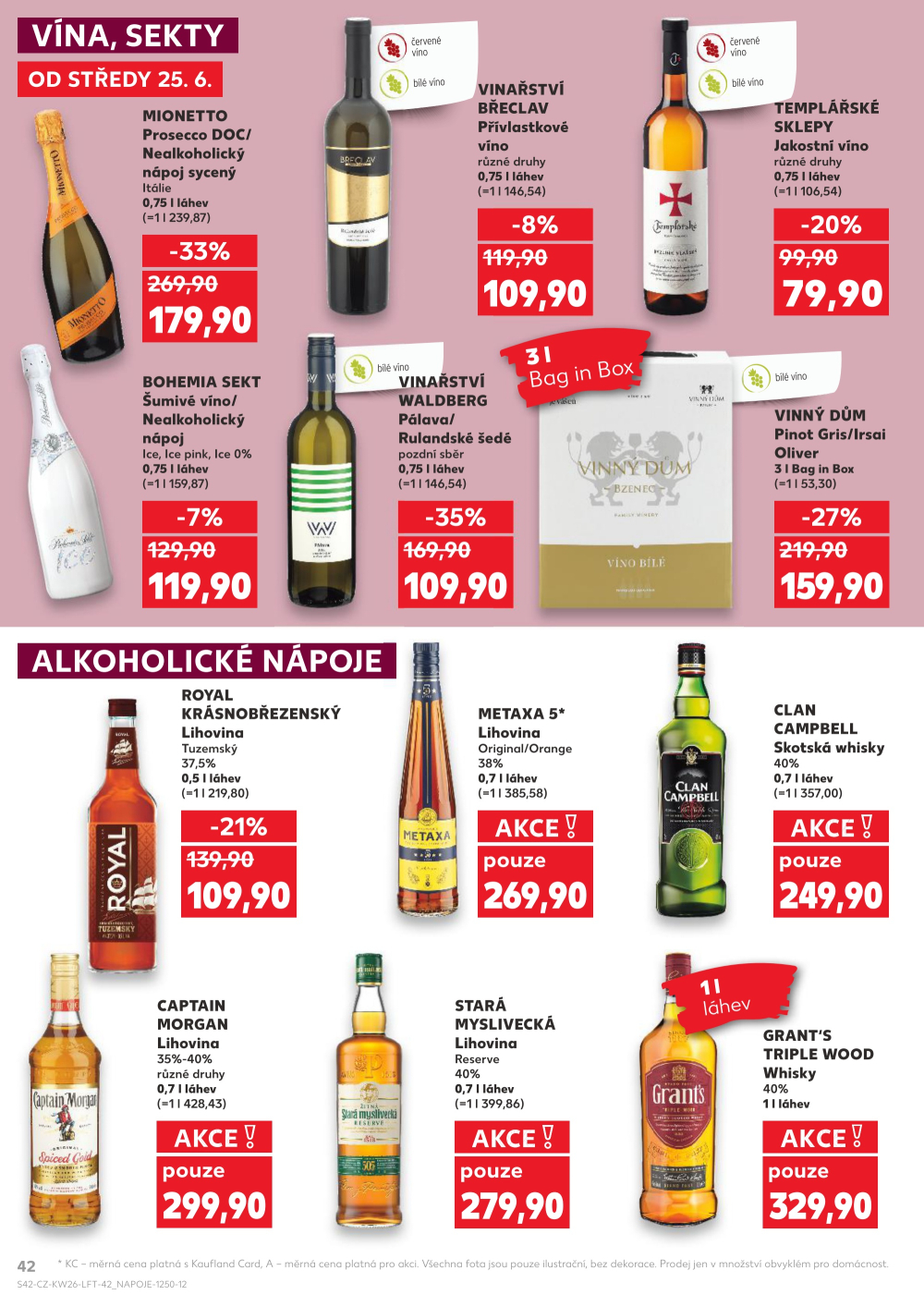 Leták Kaufland leták Praha 4 - Michle - strana 42