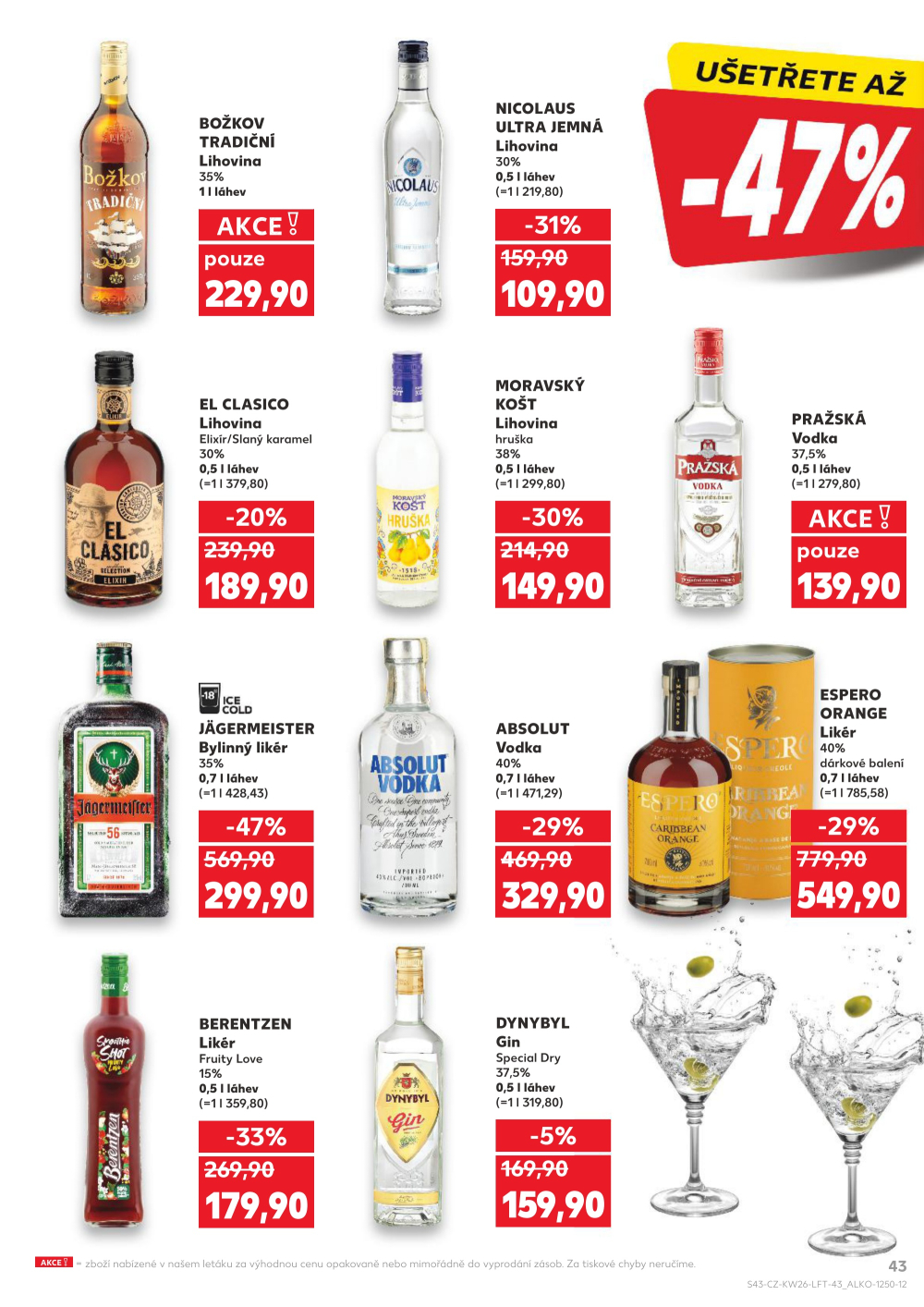 Leták Kaufland leták Praha 4 - Michle - strana 43