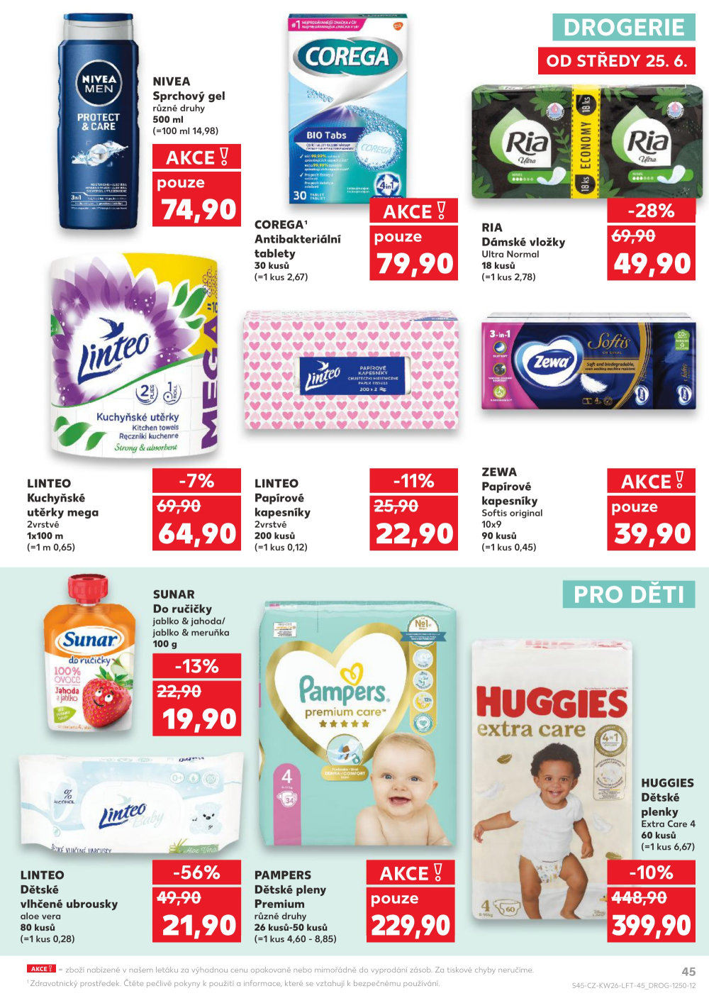 Leták Kaufland leták Praha 4 - Michle - strana 45