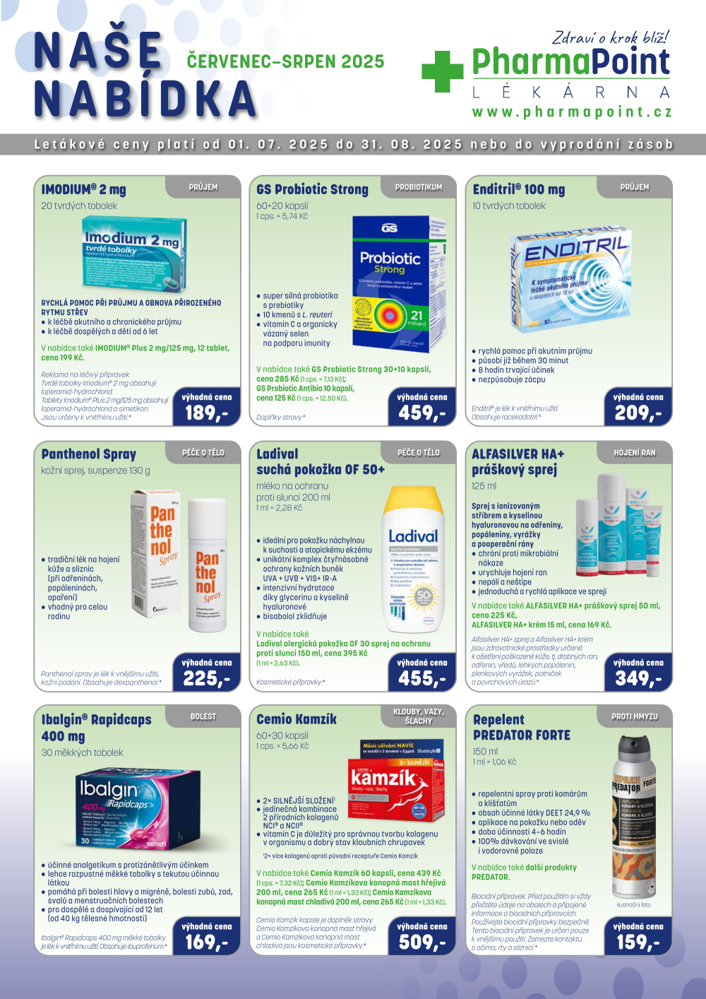 Leták PharmaPoint leták B - strana 1