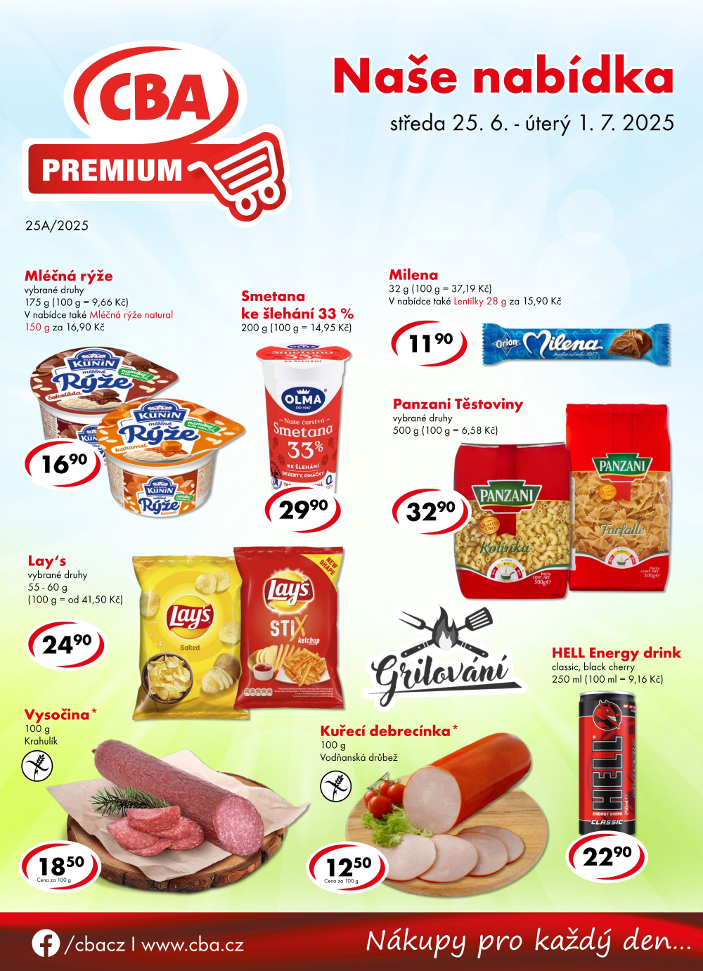 Leták CBA Premium leták - strana 1