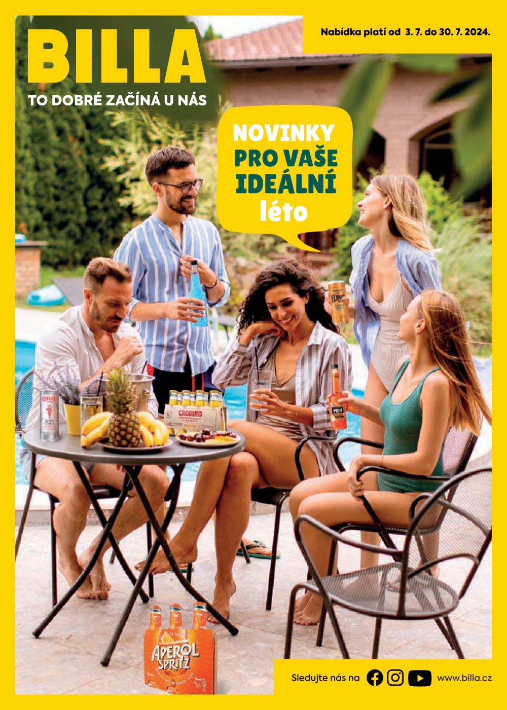 Leták BILLA leták - Novinky pro Vaše ideální léto - strana 1