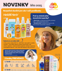 Akční leták Teta drogerie - Novinky léto 2025