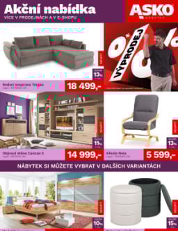 ASKO NÁBYTEK leták - Akční nabídka