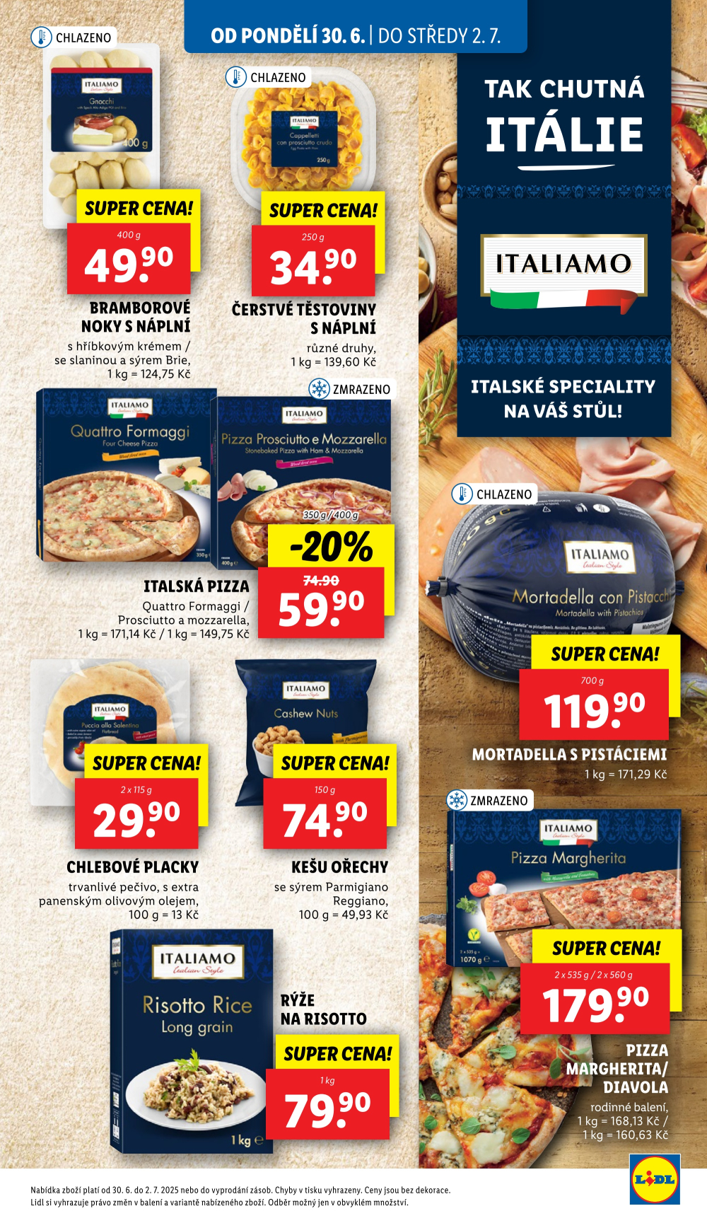 Leták Lidl leták od pondělí - Tak chutná Itálie - strana 13