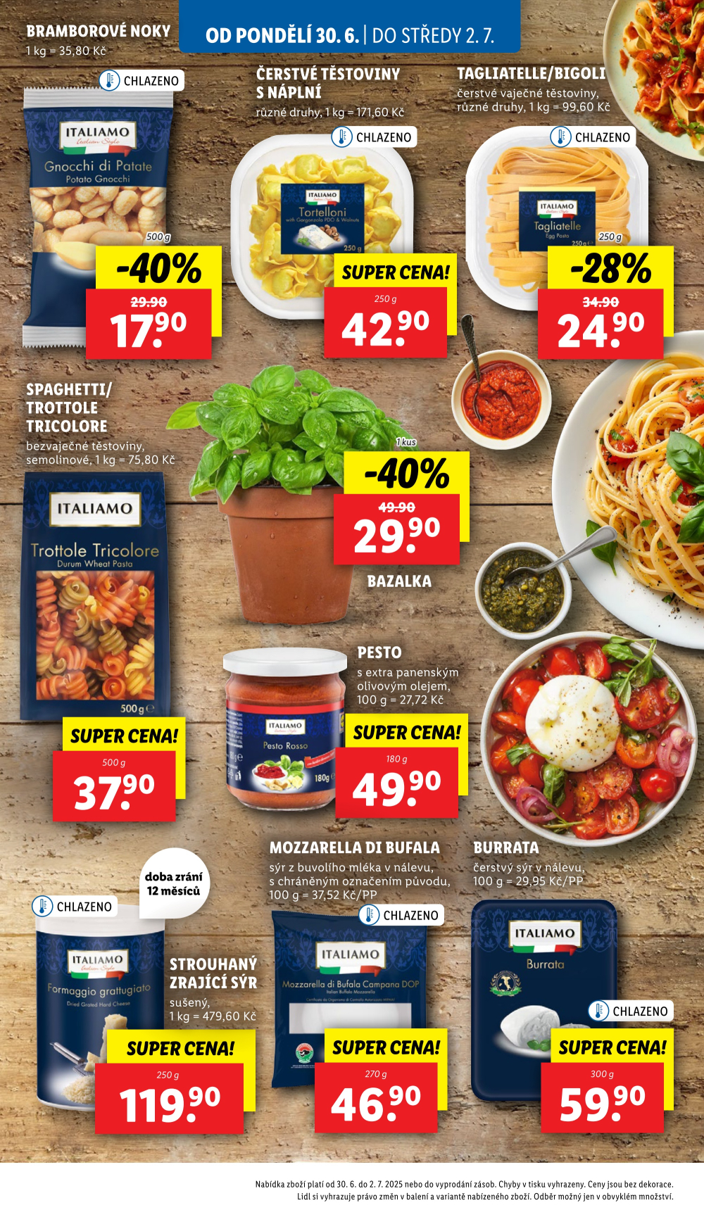 Leták Lidl leták od pondělí - Tak chutná Itálie - strana 16