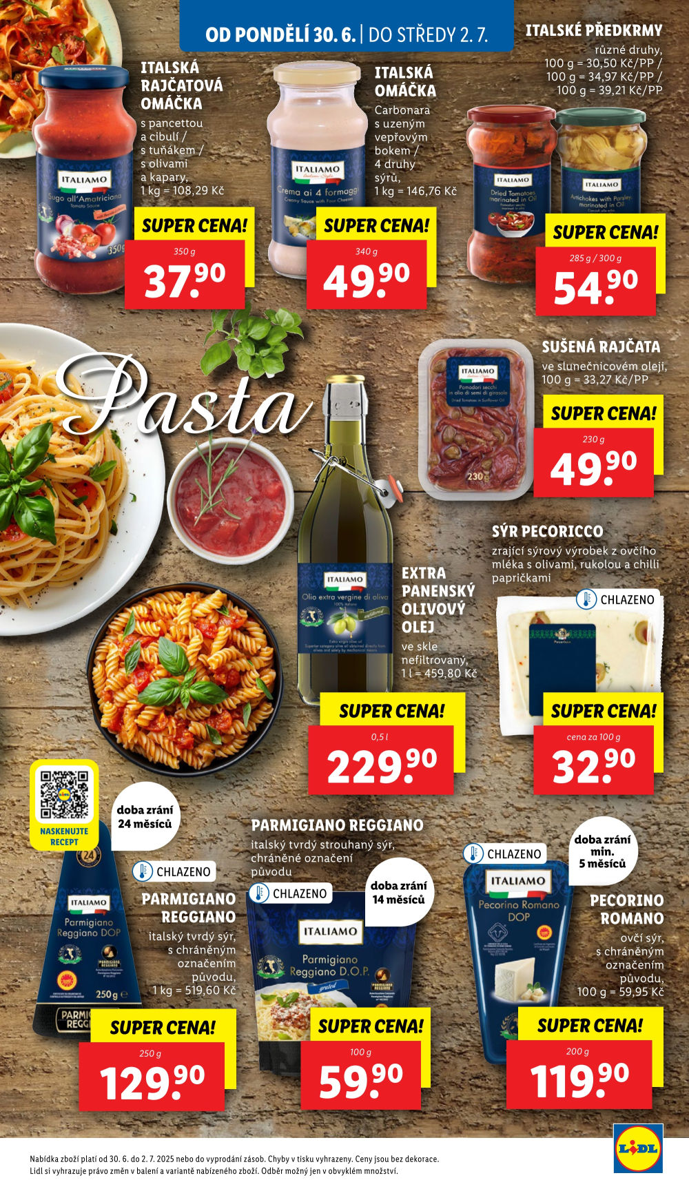 Leták Lidl leták od pondělí - Tak chutná Itálie - strana 17
