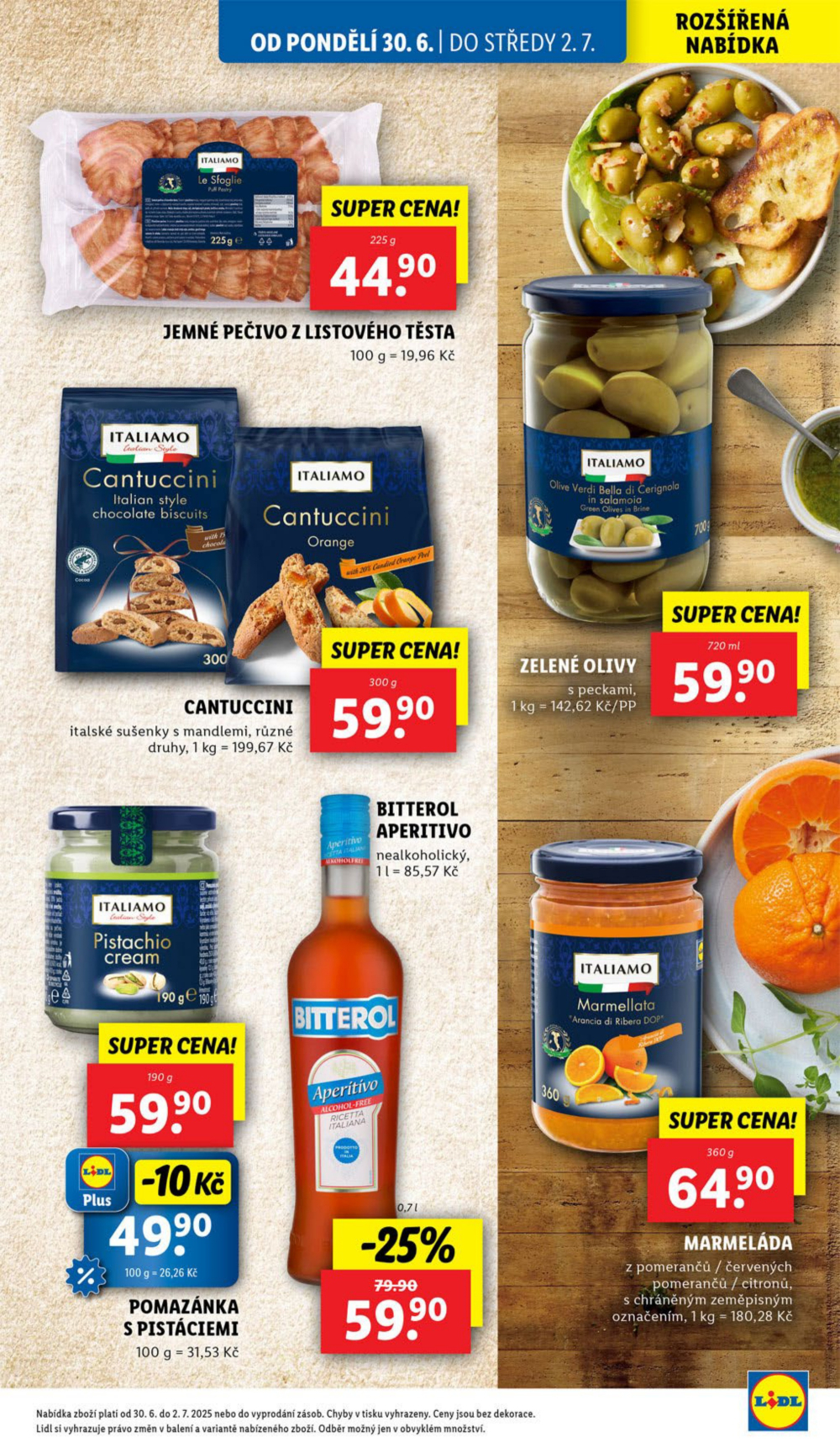 Leták Lidl leták od pondělí - Tak chutná Itálie - strana 21