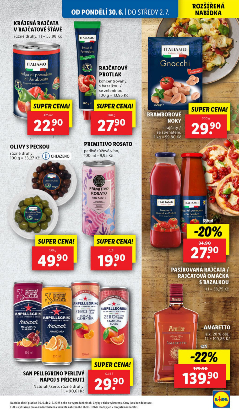 Leták Lidl leták od pondělí - Tak chutná Itálie - strana 23