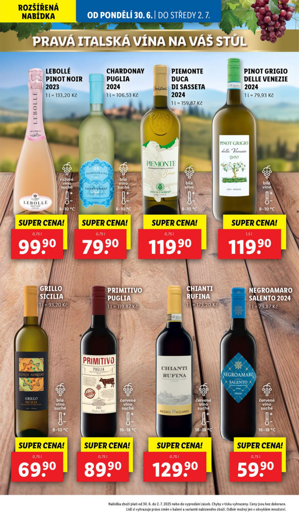 Leták Lidl leták od pondělí - Tak chutná Itálie - strana 24
