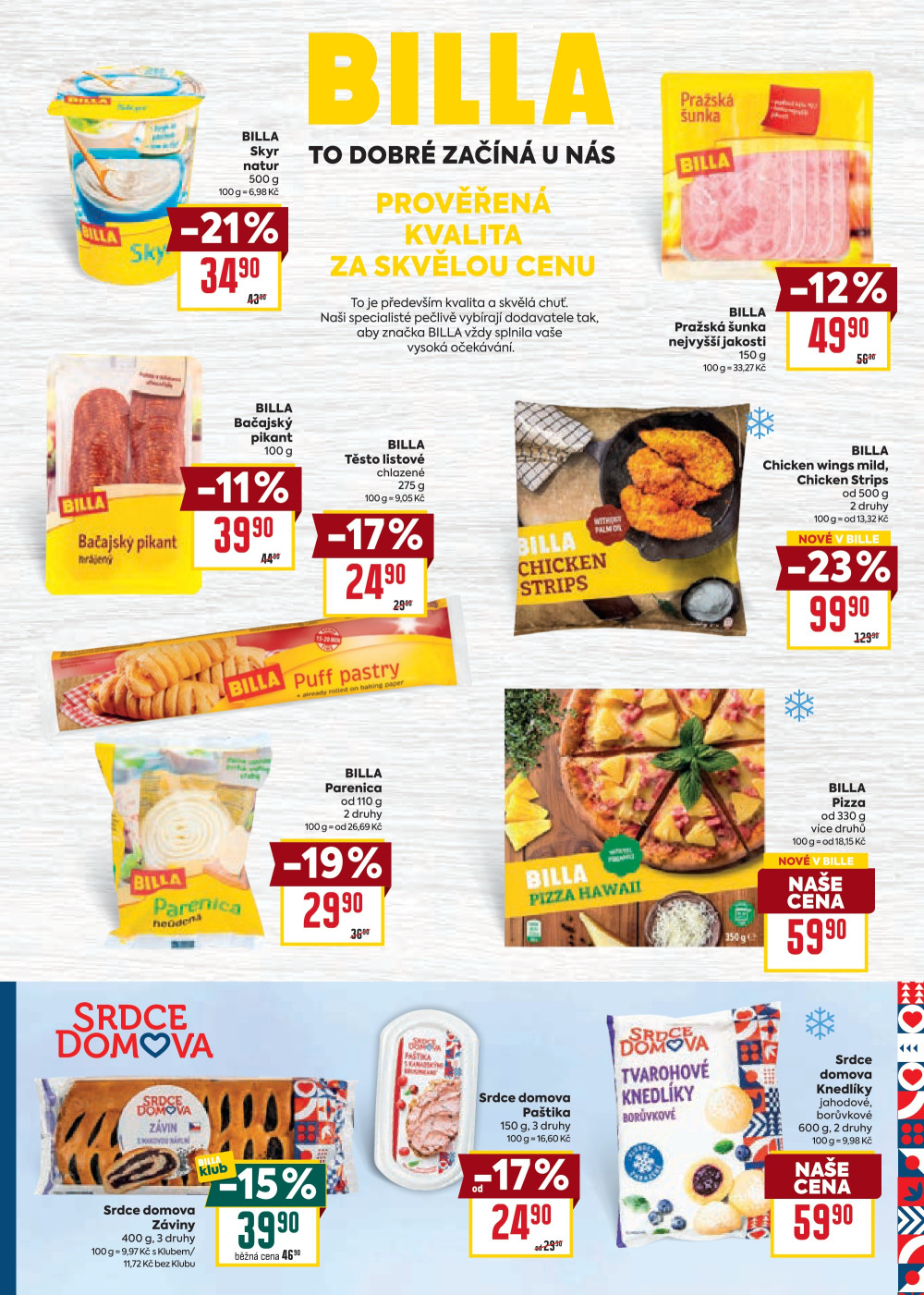 Leták BILLA leták - Pestrý výběr chutí pro každého - strana 14