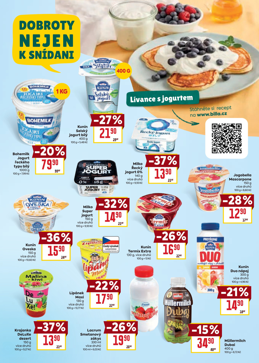 Leták BILLA leták - Pestrý výběr chutí pro každého - strana 19