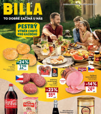 Akční leták BILLA  - Pestrý výběr chutí pro každého