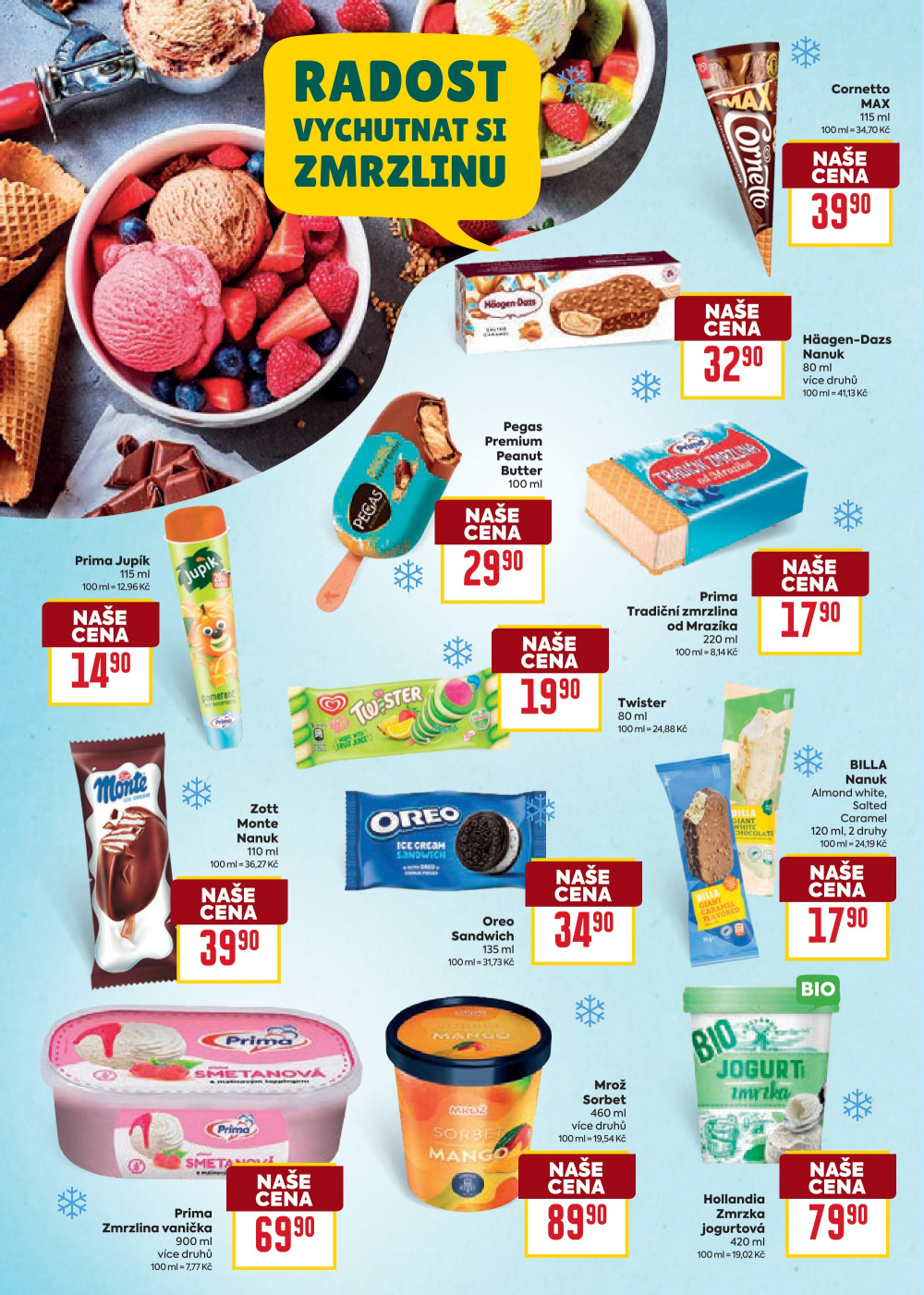 Leták BILLA leták - Pestrý výběr chutí pro každého - strana 20