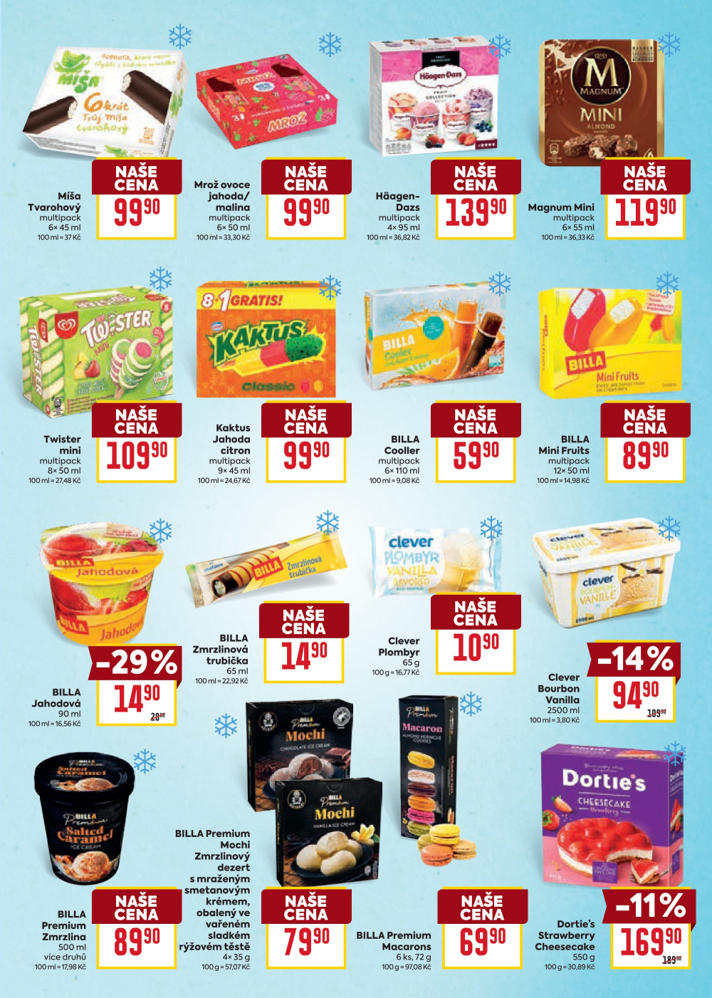 Leták BILLA leták - Pestrý výběr chutí pro každého - strana 21