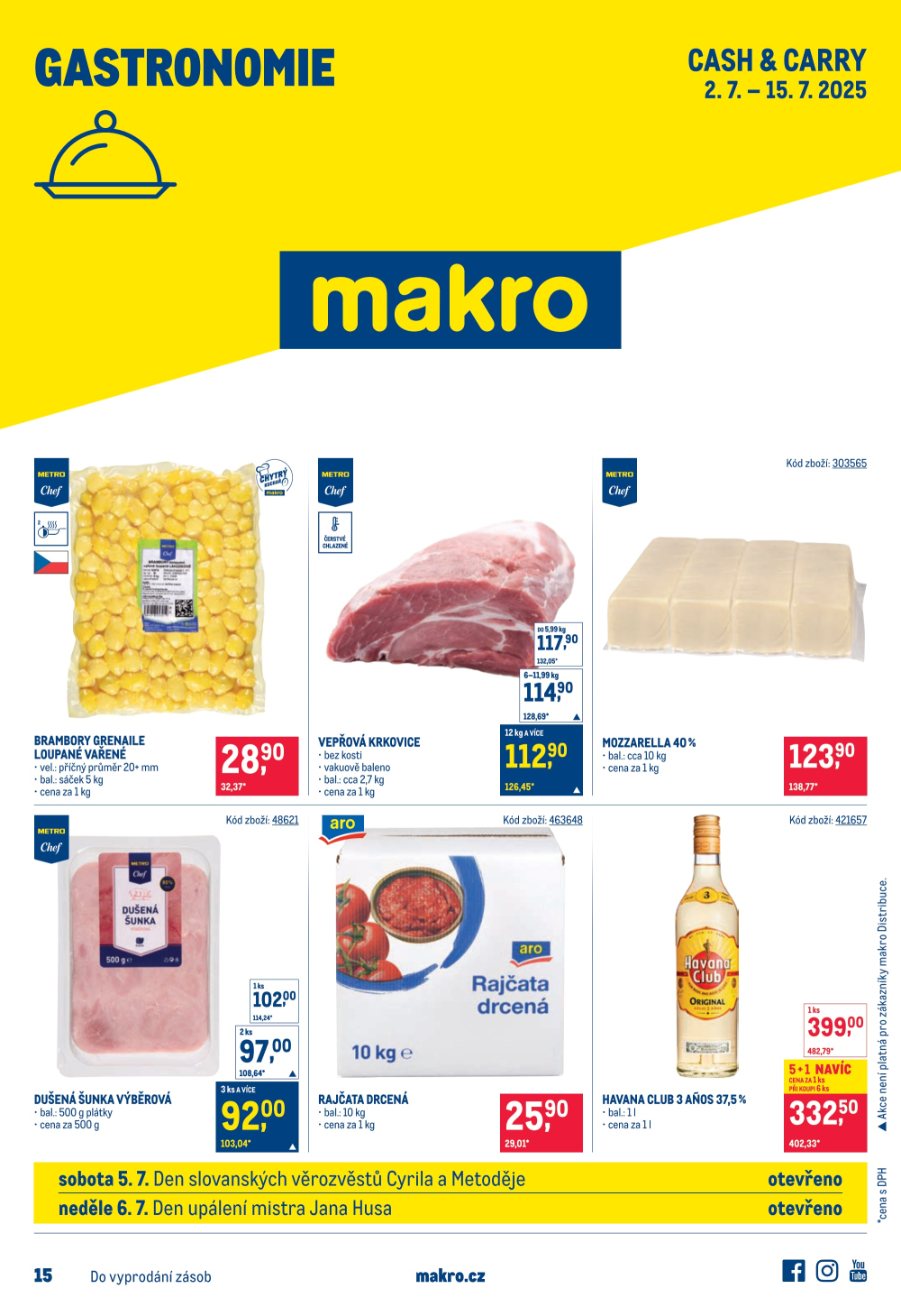 Leták Makro leták - Gastronomie - strana 1