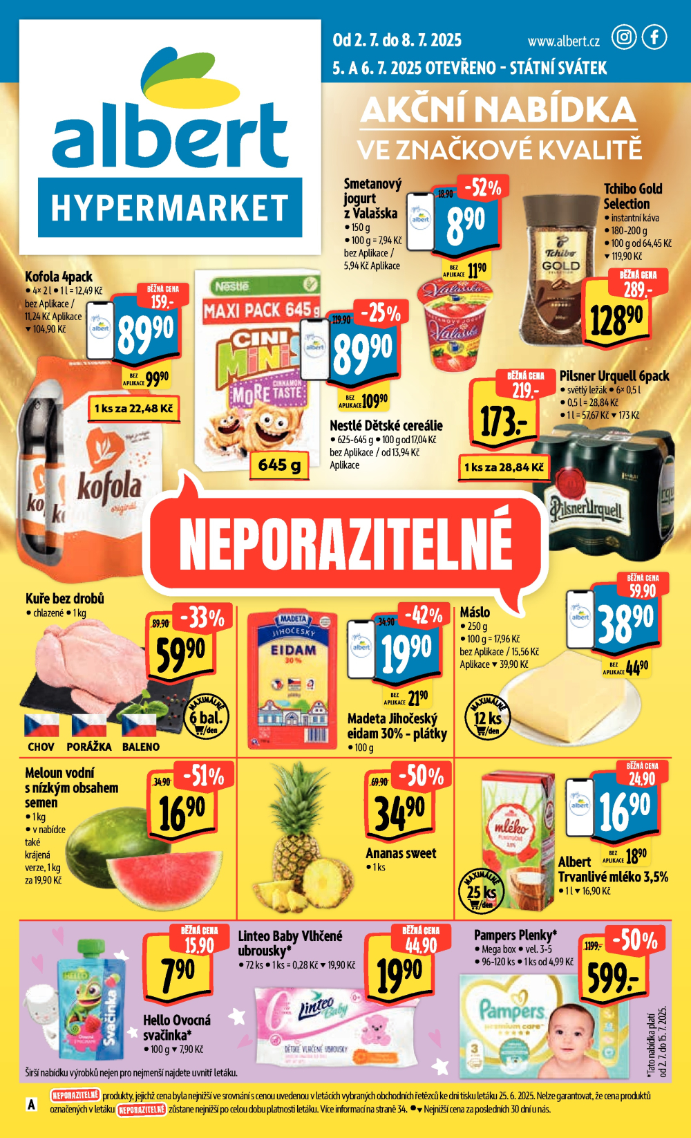 Leták Albert Hypermarket leták - strana 1
