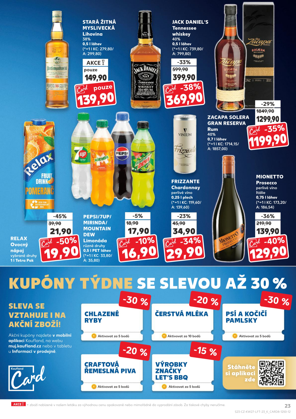 Leták Kaufland leták Praha 4 - Michle - strana 23
