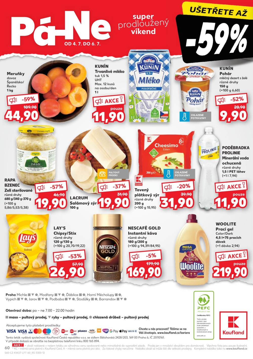 Leták Kaufland leták Praha 4 - Michle - strana 60