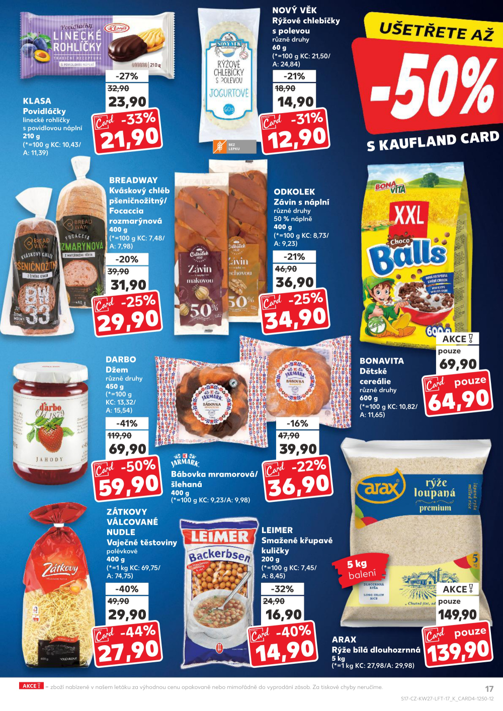 Leták Kaufland leták Praha 8 - Libeň - strana 17