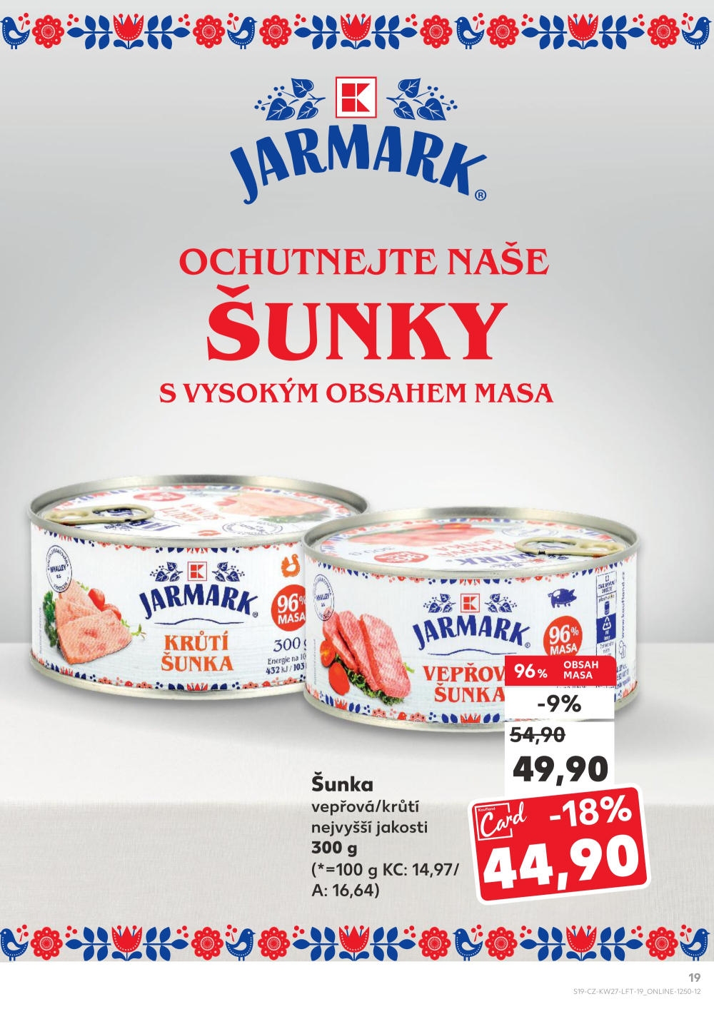 Leták Kaufland leták Praha 8 - Libeň - strana 19