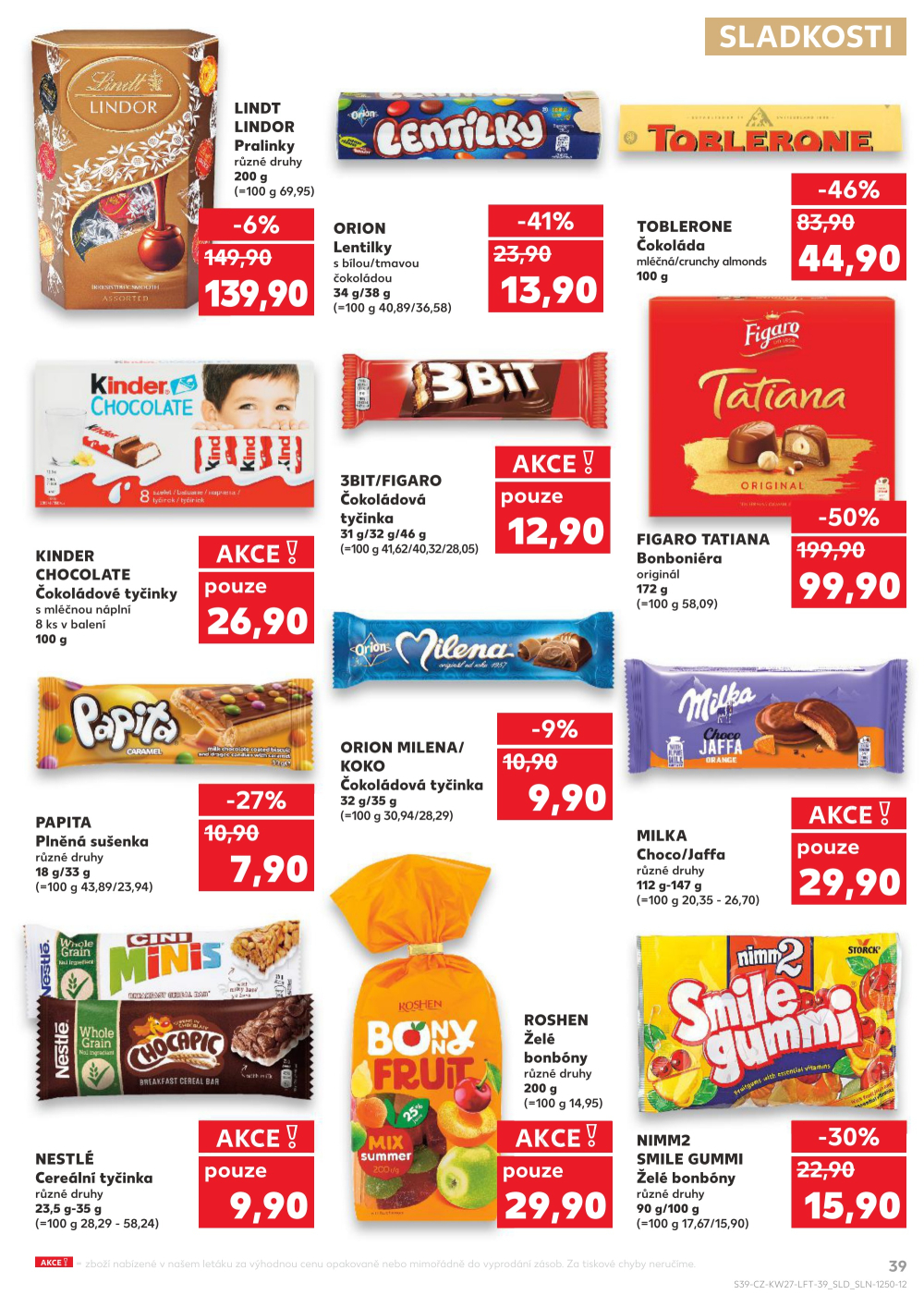 Leták Kaufland leták Praha 8 - Libeň - strana 39