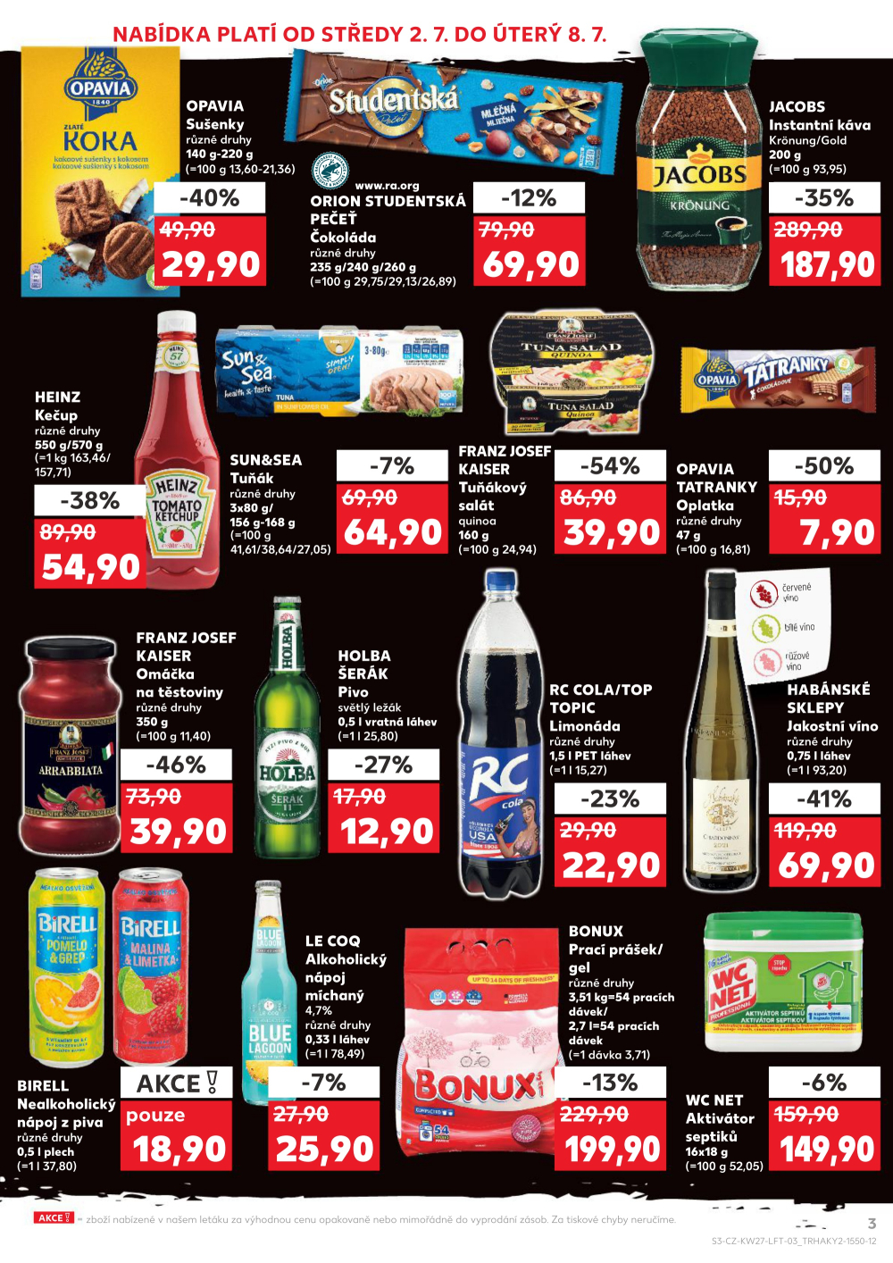 Leták Kaufland leták Praha 8 - Libeň - strana 3