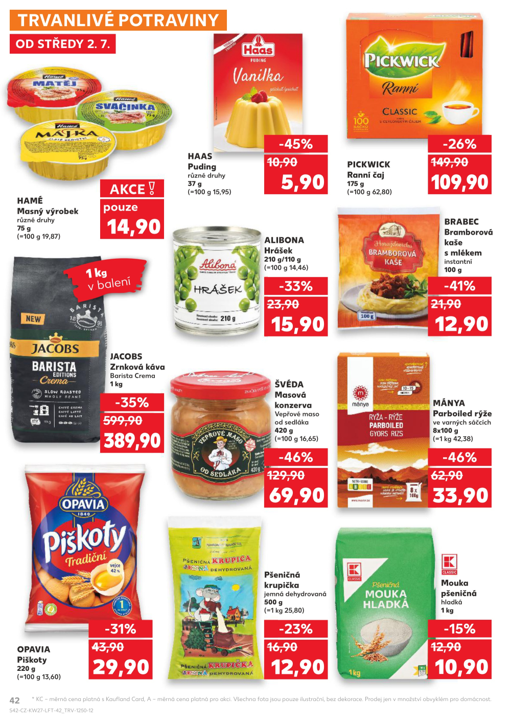 Leták Kaufland leták Praha 8 - Libeň - strana 42