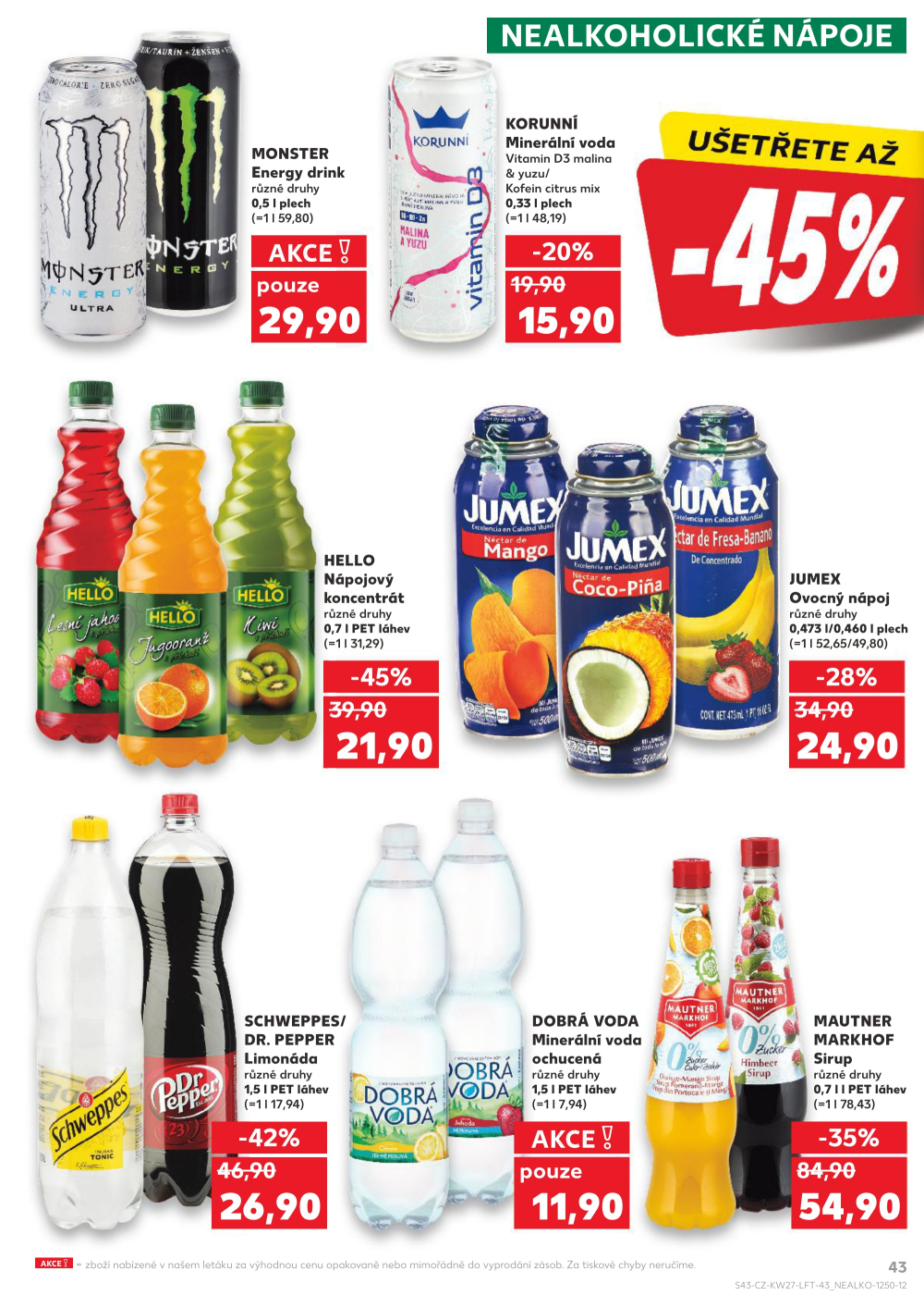 Leták Kaufland leták Praha 8 - Libeň - strana 43