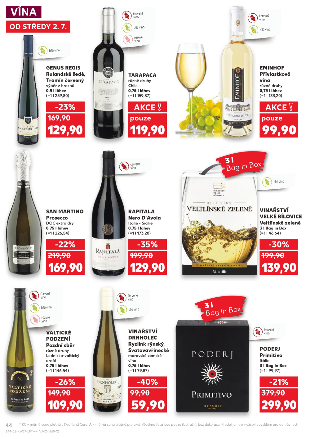 Leták Kaufland leták Praha 8 - Libeň - strana 44