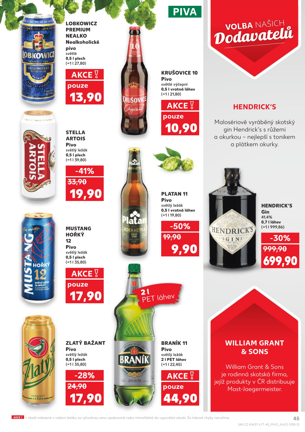 Leták Kaufland leták Praha 8 - Libeň - strana 45
