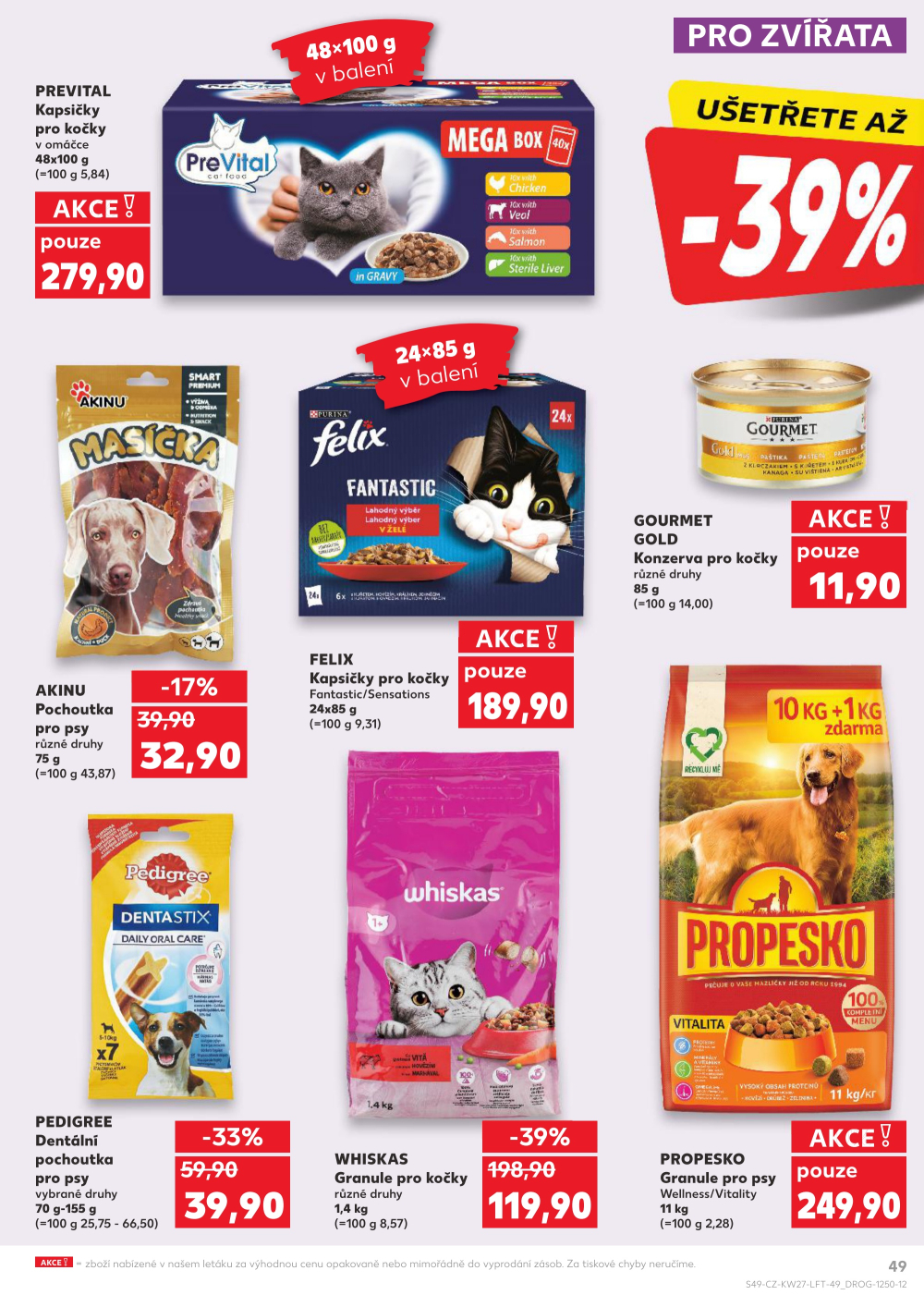 Leták Kaufland leták Praha 8 - Libeň - strana 49