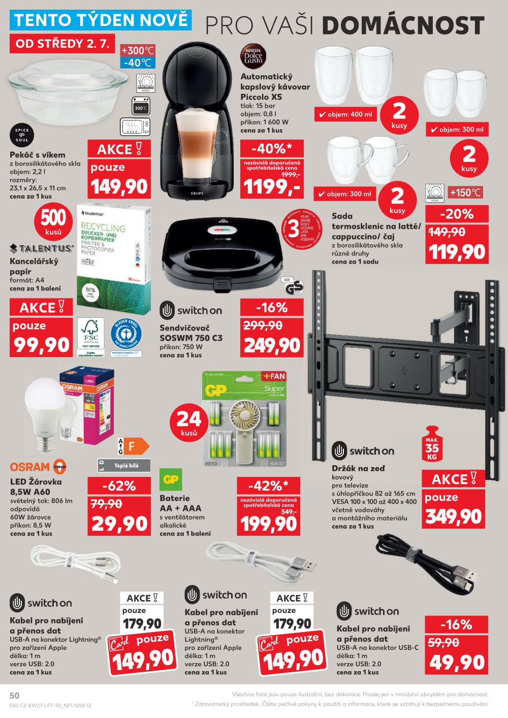 Leták Kaufland leták Praha 8 - Libeň - strana 50