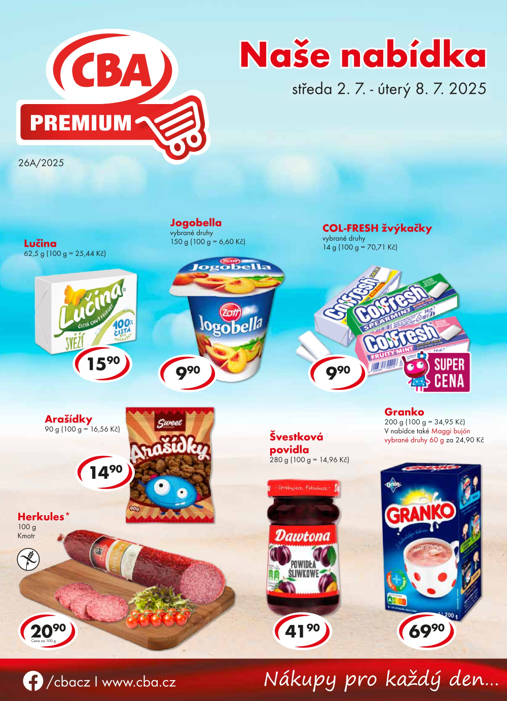 Leták CBA Premium leták - strana 1