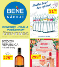 Akční leták BENE NÁPOJE 