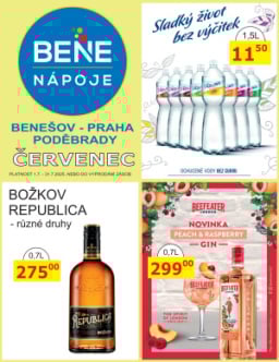 BENE NÁPOJE leták