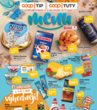 Akční leták COOP  - TIP a TUTY Menu
