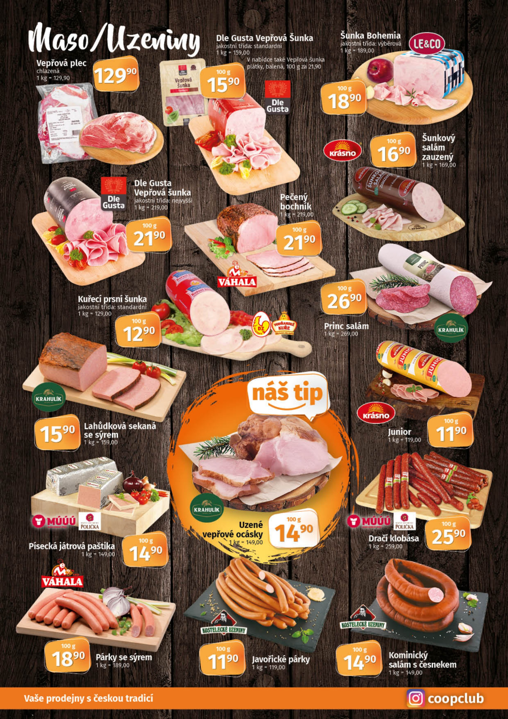 Leták COOP leták - TIP a TUTY Menu - strana 2