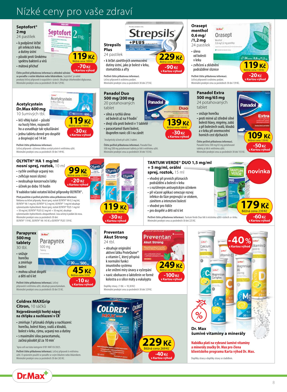 Leták Dr. Max leták - strana 8