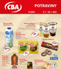 Akční leták CBA Potraviny 