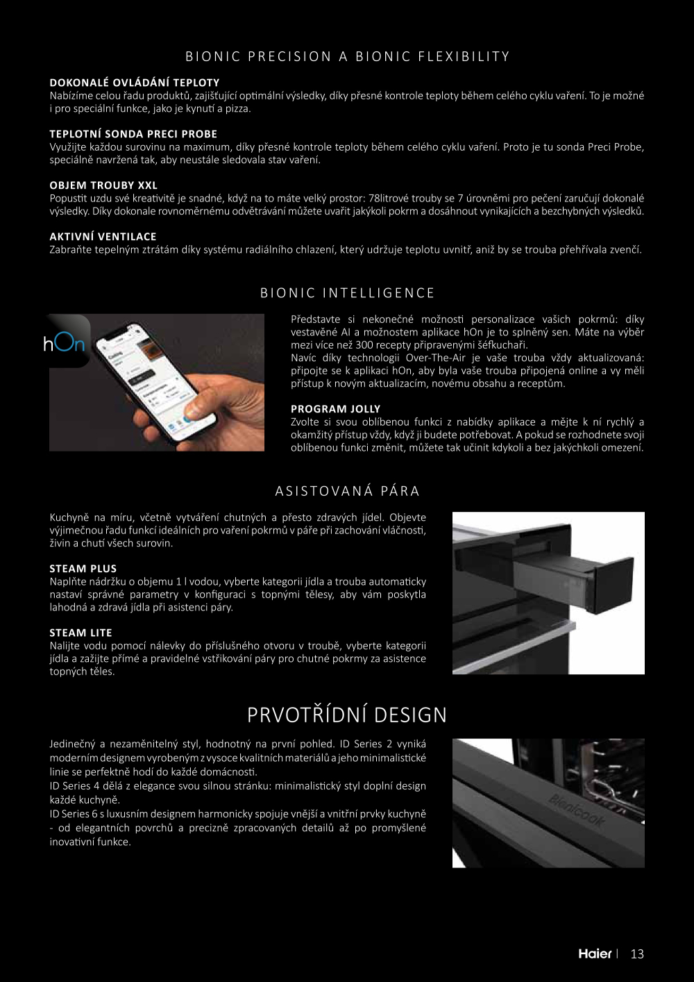 Leták ASKO nábytek leták - Spotřebiče Haier - strana 13