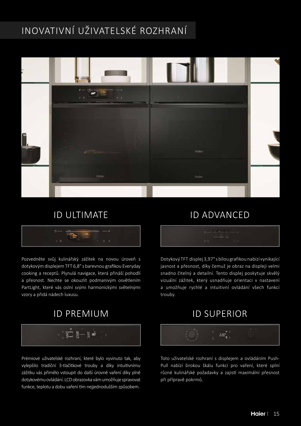 Leták ASKO nábytek leták - Spotřebiče Haier - strana 15