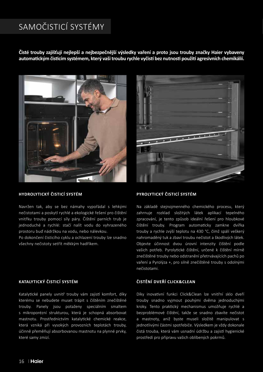 Leták ASKO nábytek leták - Spotřebiče Haier - strana 16