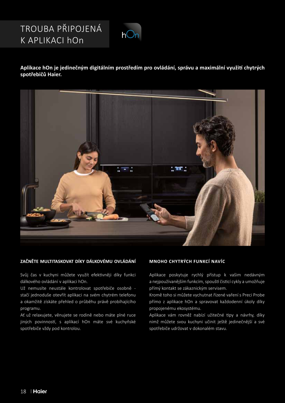 Leták ASKO nábytek leták - Spotřebiče Haier - strana 18